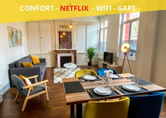 Charmant T2 Hyper-Centre, Netflix, Gare